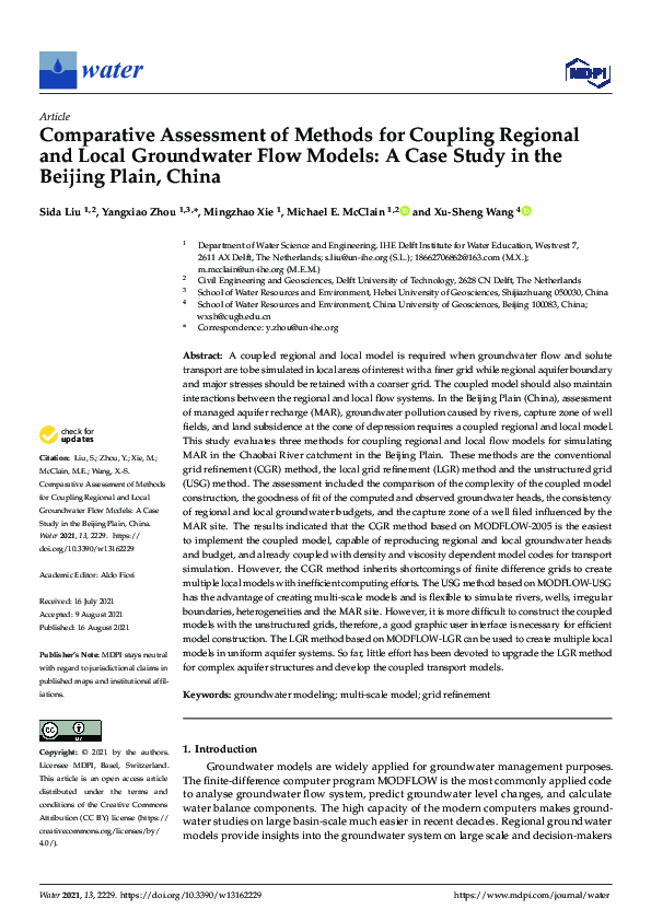 (PDF) Comparative Assessment of Methods for Coupling Regional and Local ...