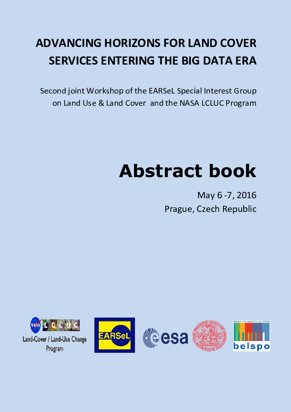(PDF) Advancing Horizons for Land Cover Services Entering the Big Data Era