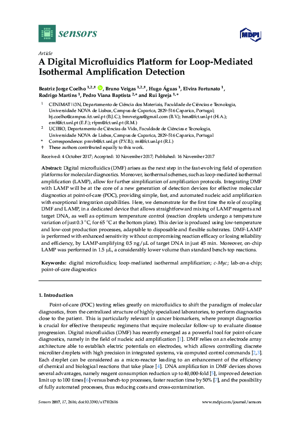 (PDF) A Digital Microfluidics Platform for Loop-Mediated Isothermal ...
