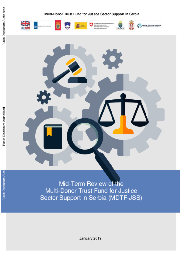 (PDF) Mid-Term Review of the Multi-Donor Trust Fund for Justice Sector ...