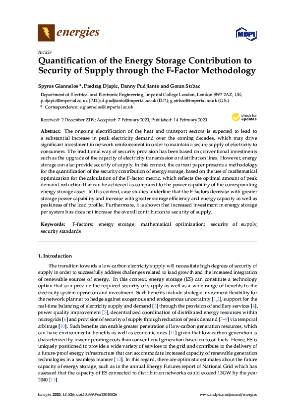 (PDF) Quantification of the Energy Storage Contribution to Security of ...