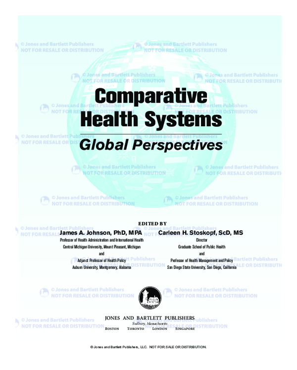 PDF) Comparative health systems, global perspectives