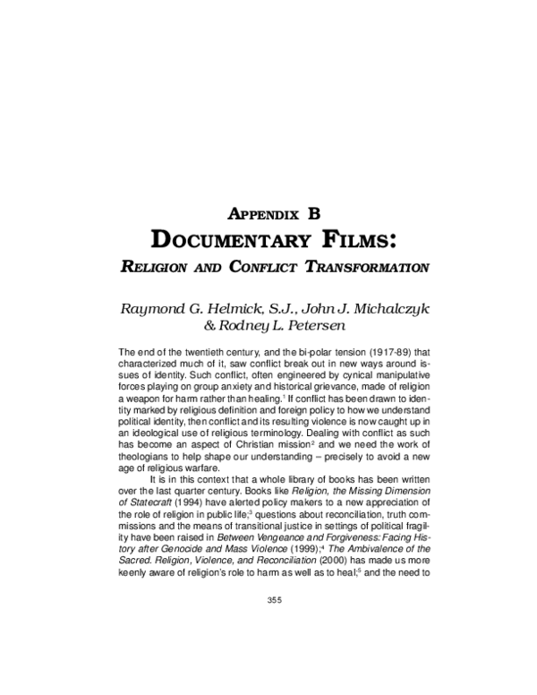 (PDF) DOCUMENTARY FILMS