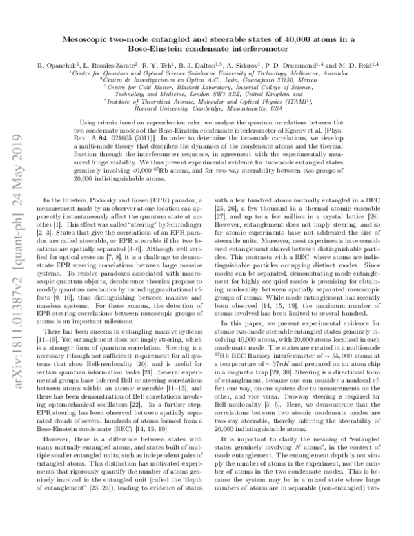 (PDF) Mesoscopic two-mode entangled and steerable states of 40 000 ...