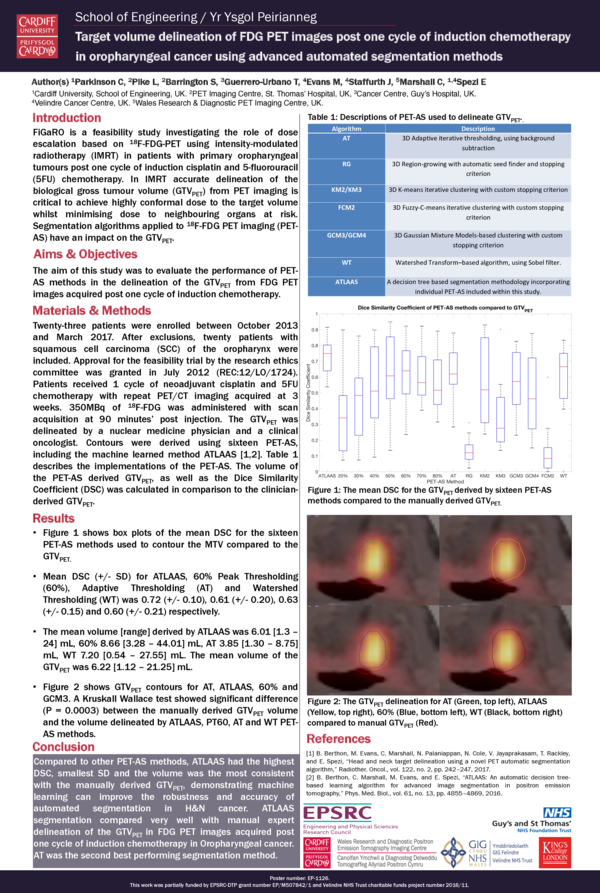 (PDF) Target volume delineation of FDG PET images post one cycle of ...
