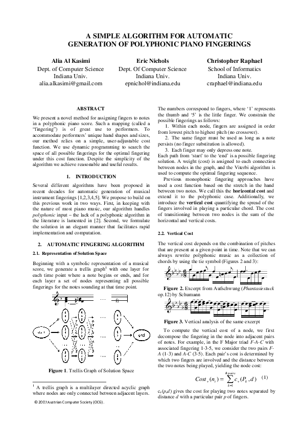 (PDF) A Simple Algorithm for Automatic Generation of Polyphonic Piano ...