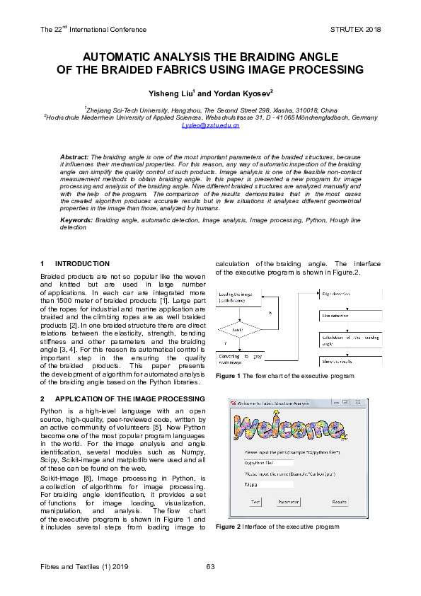 (PDF) Automatic Analysis the Braiding Angle of the Braided Fabrics ...