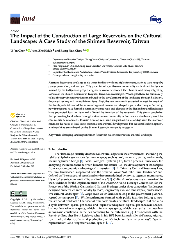 (PDF) The Impact of the Construction of Large Reservoirs on the ...