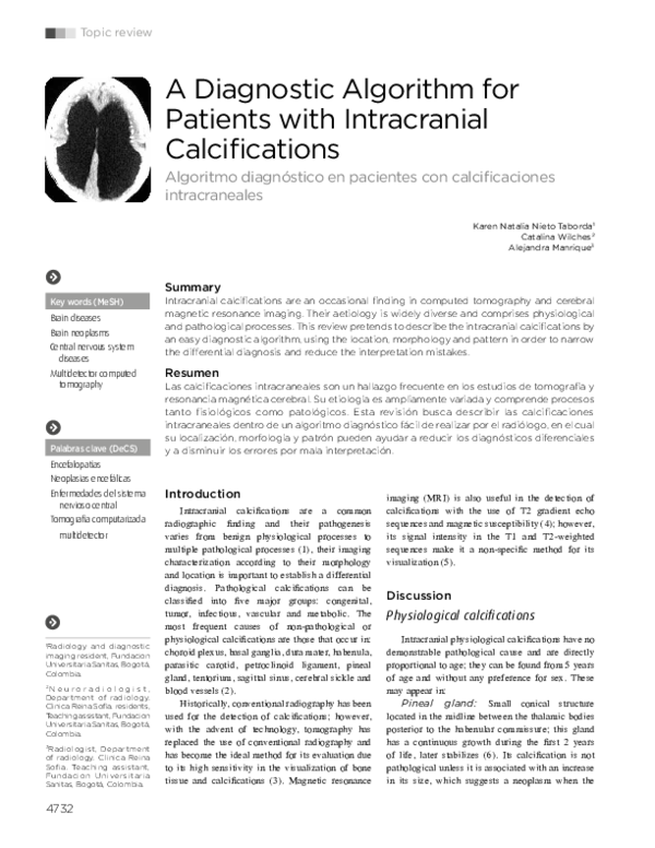 (PDF) Multidetector computed tomography A Diagnostic Algorithm for ...