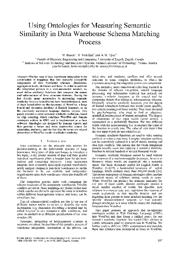 (PDF) Using Ontologies for Measuring Semantic Similarity in Data ...