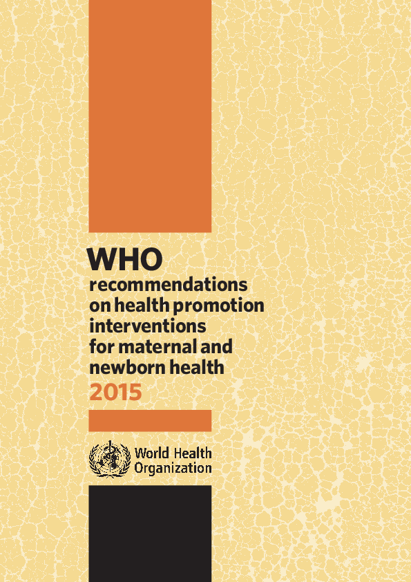 (PDF) WHO Recommendations on Health Promotion Interventions for ...