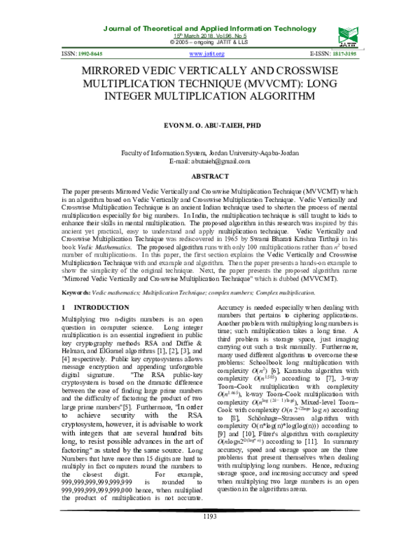  pdf mirrored vedic vertically and crosswise multiplication technique