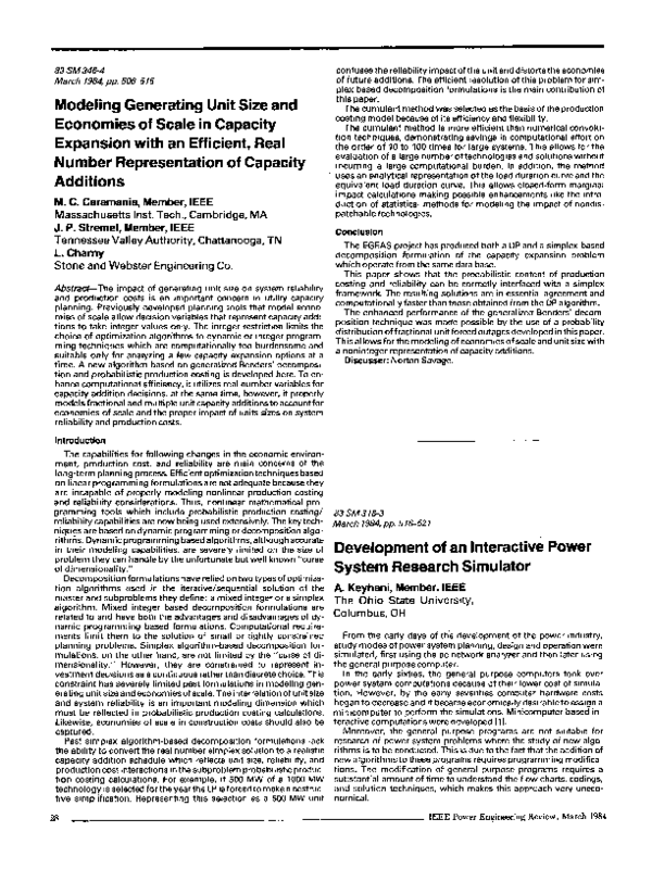(PDF) Development of an Interactive Power System Research Simulator