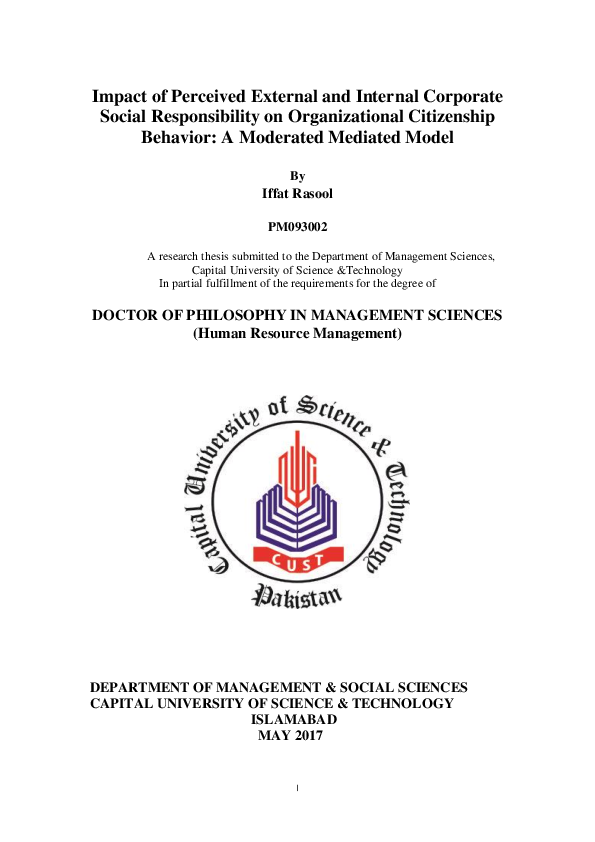 (PDF) Impact of Perceived External and Internal Corporate Social ...