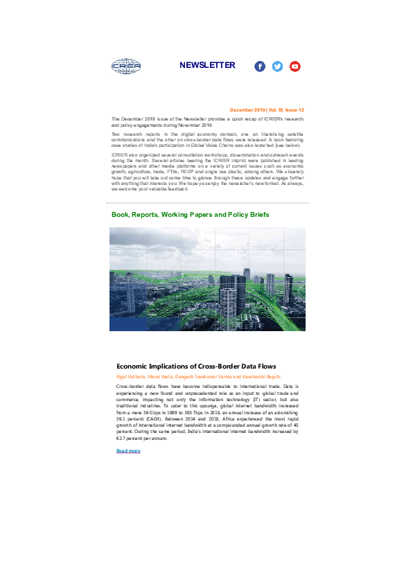 (PDF) Economic Implications of Cross-Border Data Flows