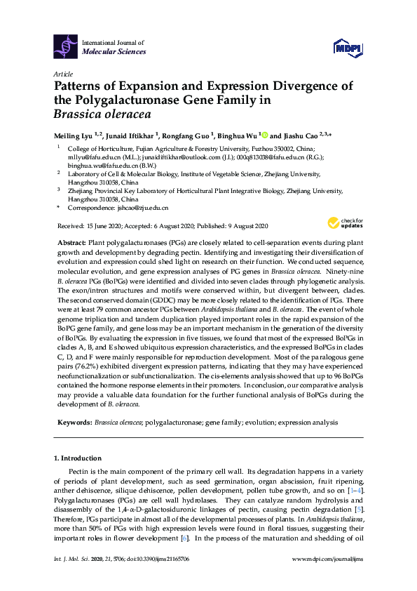 (PDF) Patterns of expansion and expression divergence in the plant ...