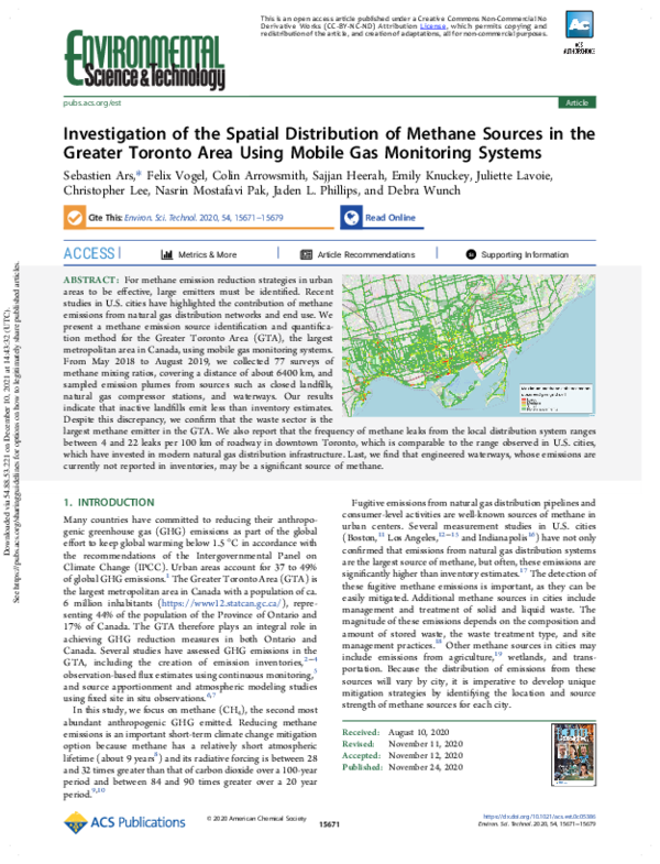 (PDF) Investigation of the Spatial Distribution of Methane Sources in ...