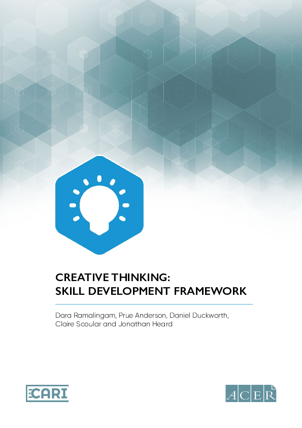 (PDF) Creative Thinking: Skill Development Framework