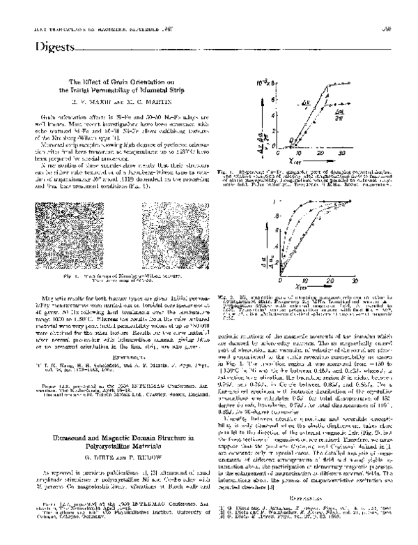 (PDF) The effect of grain orientation on the initial permeability of ...
