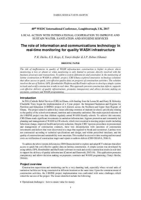 (PDF) The role of information and communications technology in real ...