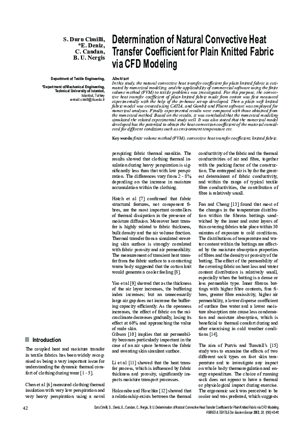 (PDF) Determination of Natural Convective Heat Transfer Coefficient for ...