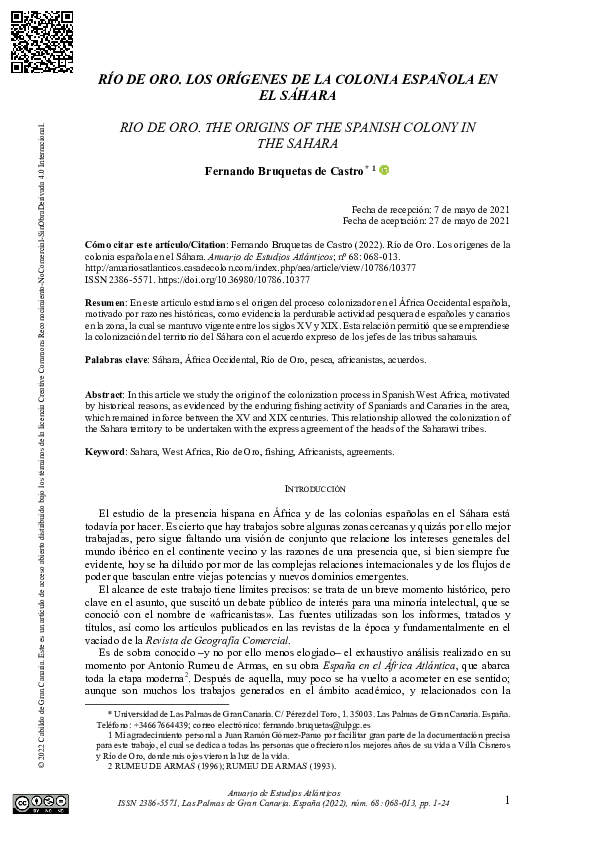 (PDF) Rio de Oro AEA 2022