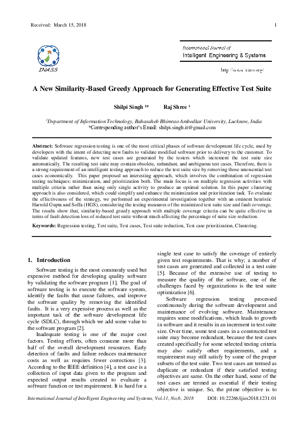 (PDF) A New Similarity-Based Greedy Approach for Generating Effective ...
