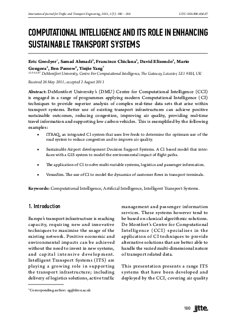 (PDF) Computational intelligence and its role in enhancing sustainable ...
