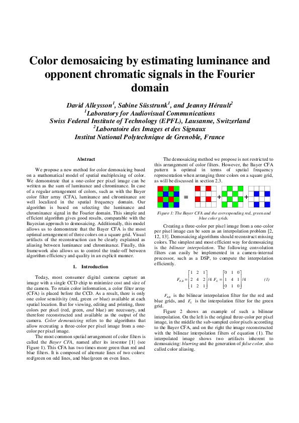 (PDF) Masking model for accurate colorimetric characterization of LCD