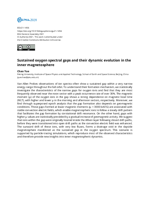 (PDF) Sustained Oxygen Spectral Gaps and Their Dynamic Evolution in the ...