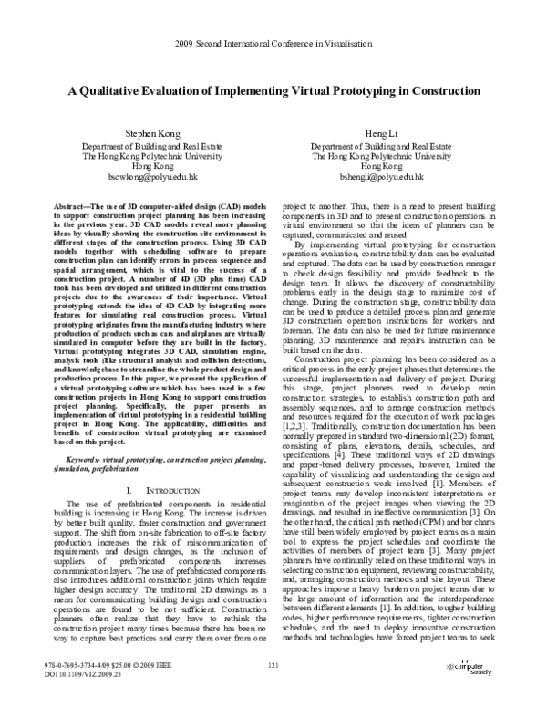 (PDF) A Qualitative Evaluation of Implementing Virtual Prototyping in ...