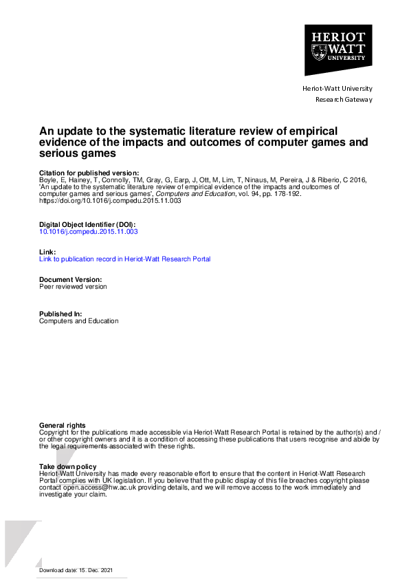 (PDF) An update to the systematic literature review of empirical ...