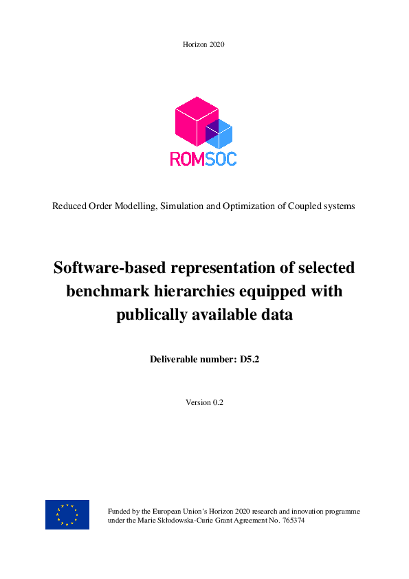(PDF) Software-based representation of selected benchmark hierarchies ...