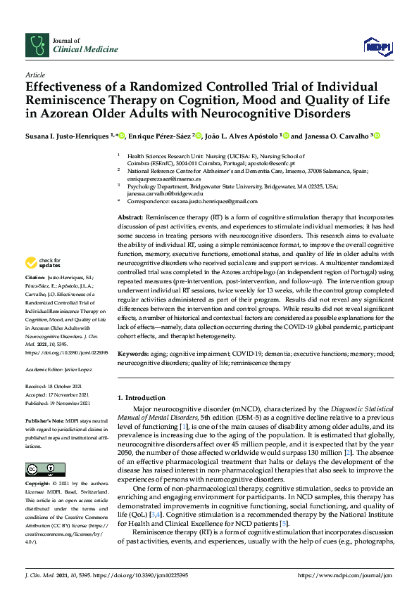 (PDF) Effectiveness of a Randomized Controlled Trial of Individual ...