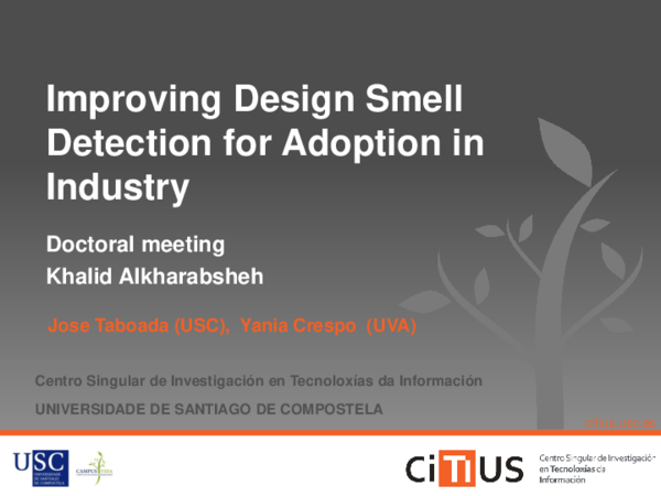 (PDF) Improving Design Smell Detection for Adoption in Industry