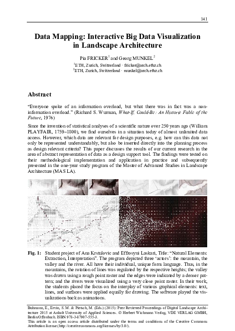 (PDF) Data Mapping: Interactive Big Data Visualization in Landscape ...