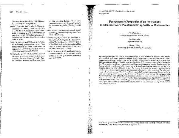 (PDF) Psychometric Properties of an Instrument to Measure Word Problem ...