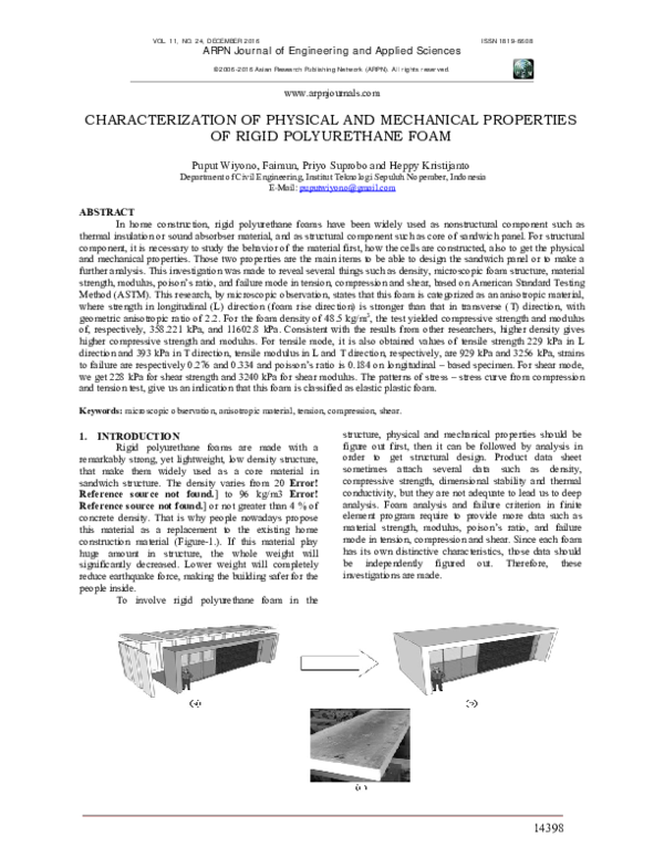 (PDF) Characterization of Physical and Mechanical Properties of Rigid ...