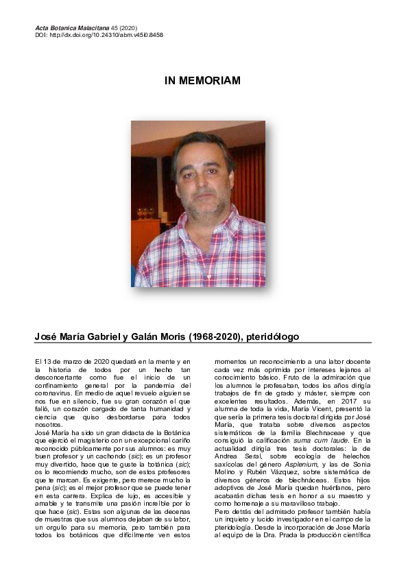(PDF) José María Gabriel y Galán