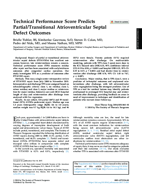(PDF) Technical Performance Score Predicts Partial/Transitional ...