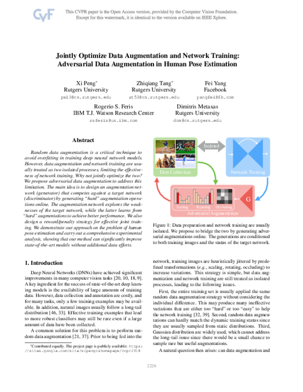 (PDF) Jointly Optimize Data Augmentation and Network Training ...
