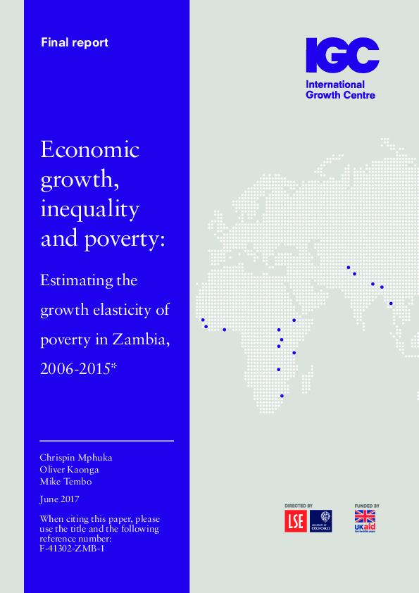 (PDF) Final report Economic growth , inequality and poverty ...