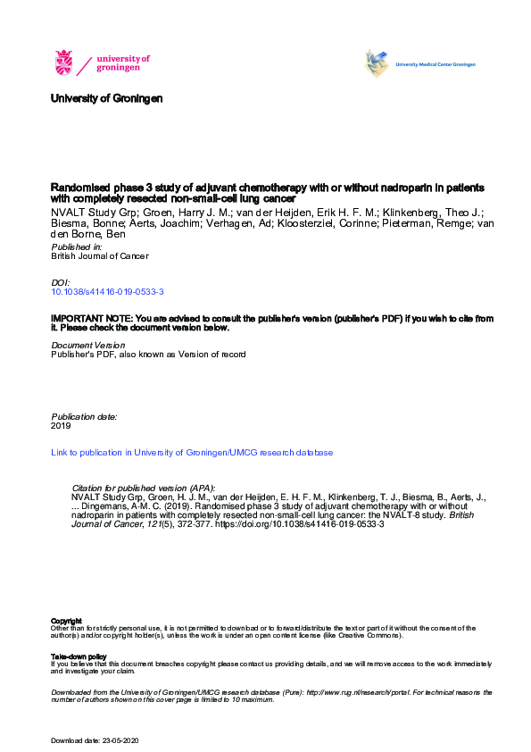 (PDF) Randomized phase III study of adjuvant chemotherapy with or ...