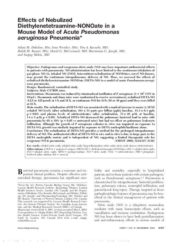(PDF) Effects of Nebulized Diethylenetetraamine-NONOate in a Mouse ...