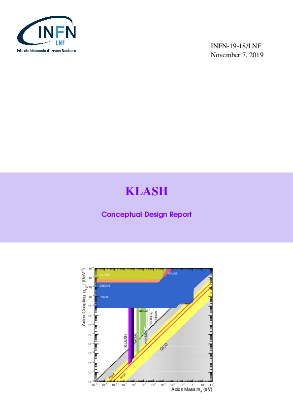 (PDF) KLASH Conceptual Design Report