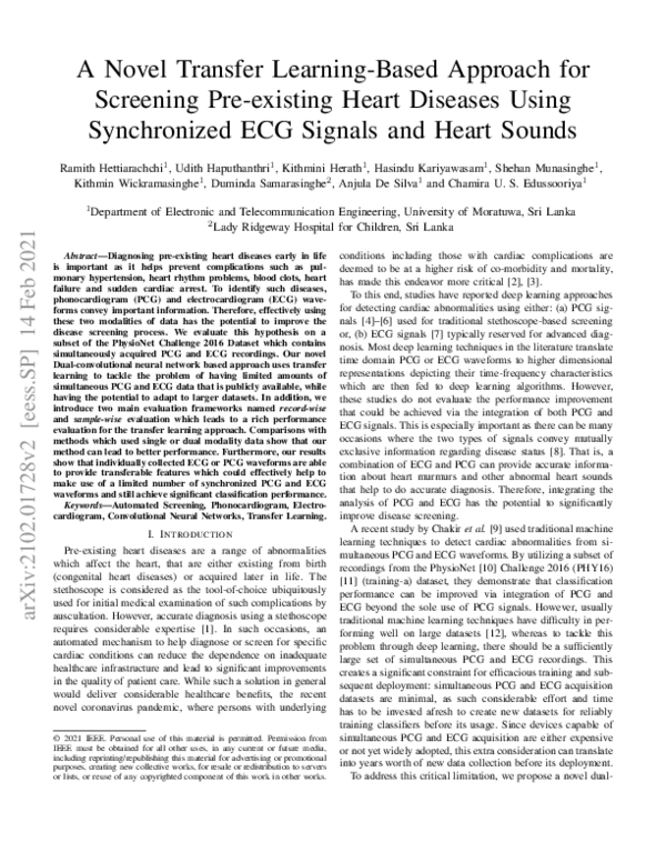 (PDF) A Novel Transfer Learning-Based Approach for Screening Pre ...