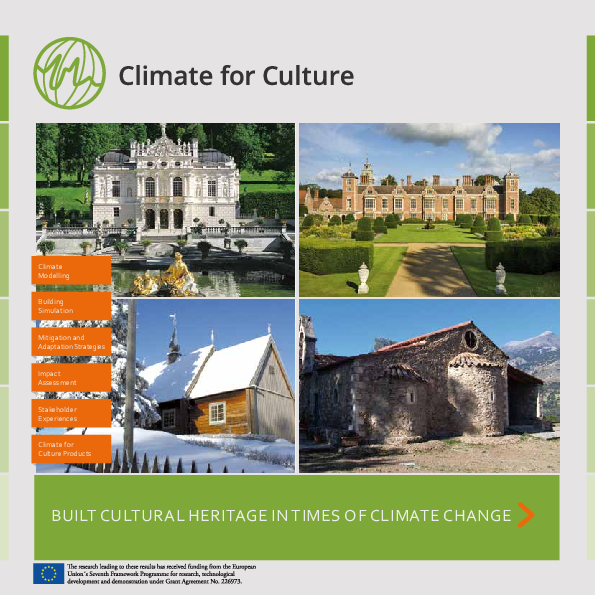 (PDF) Built cultural heritage in times of climate change