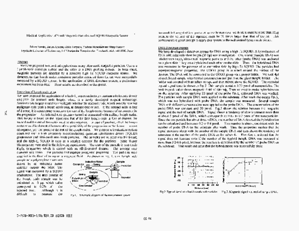 (PDF) Medical application of small magnetic particles and SQUID ...