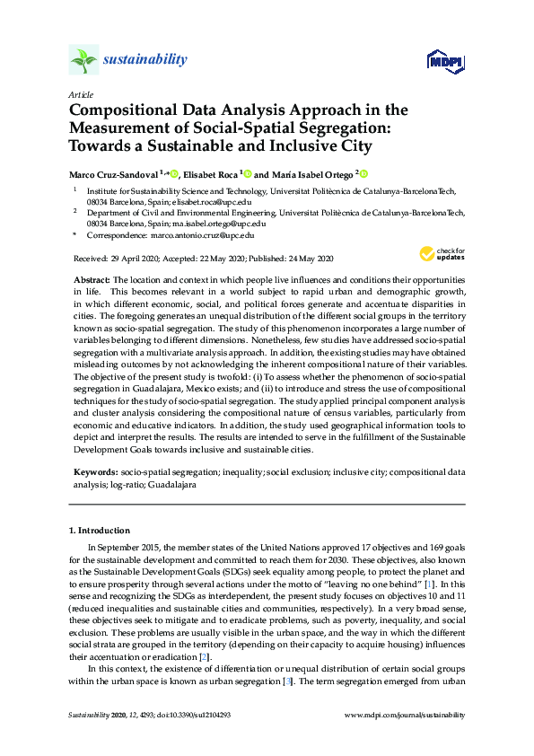 (PDF) Compositional Data Analysis Approach in the Measurement of Social ...