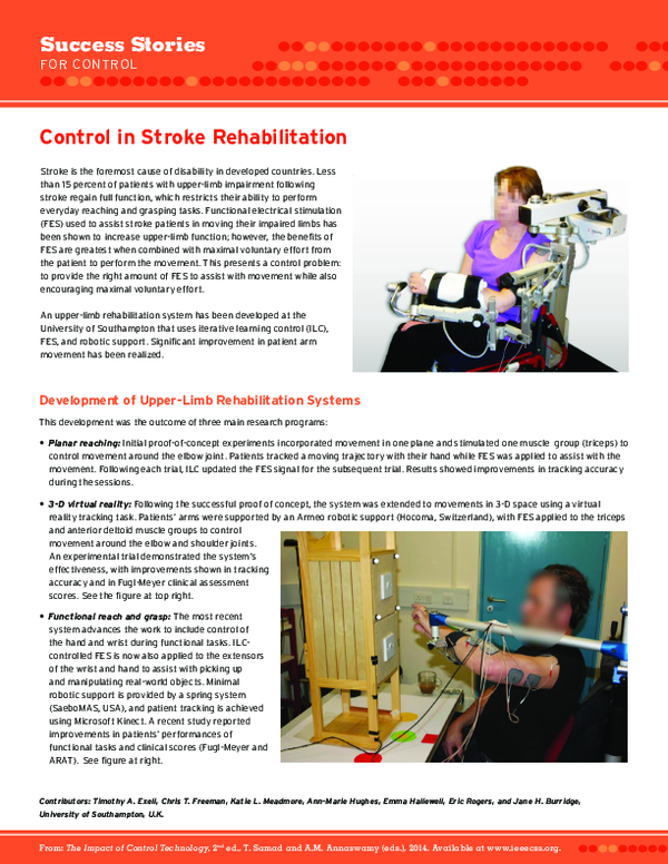 (PDF) Control in stroke rehabilitation